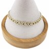 4542 Bransoletka elegancka złota 17,5+2cm pozłacana 14k Xuping cyrkonie